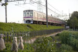 京王線と調布の風景